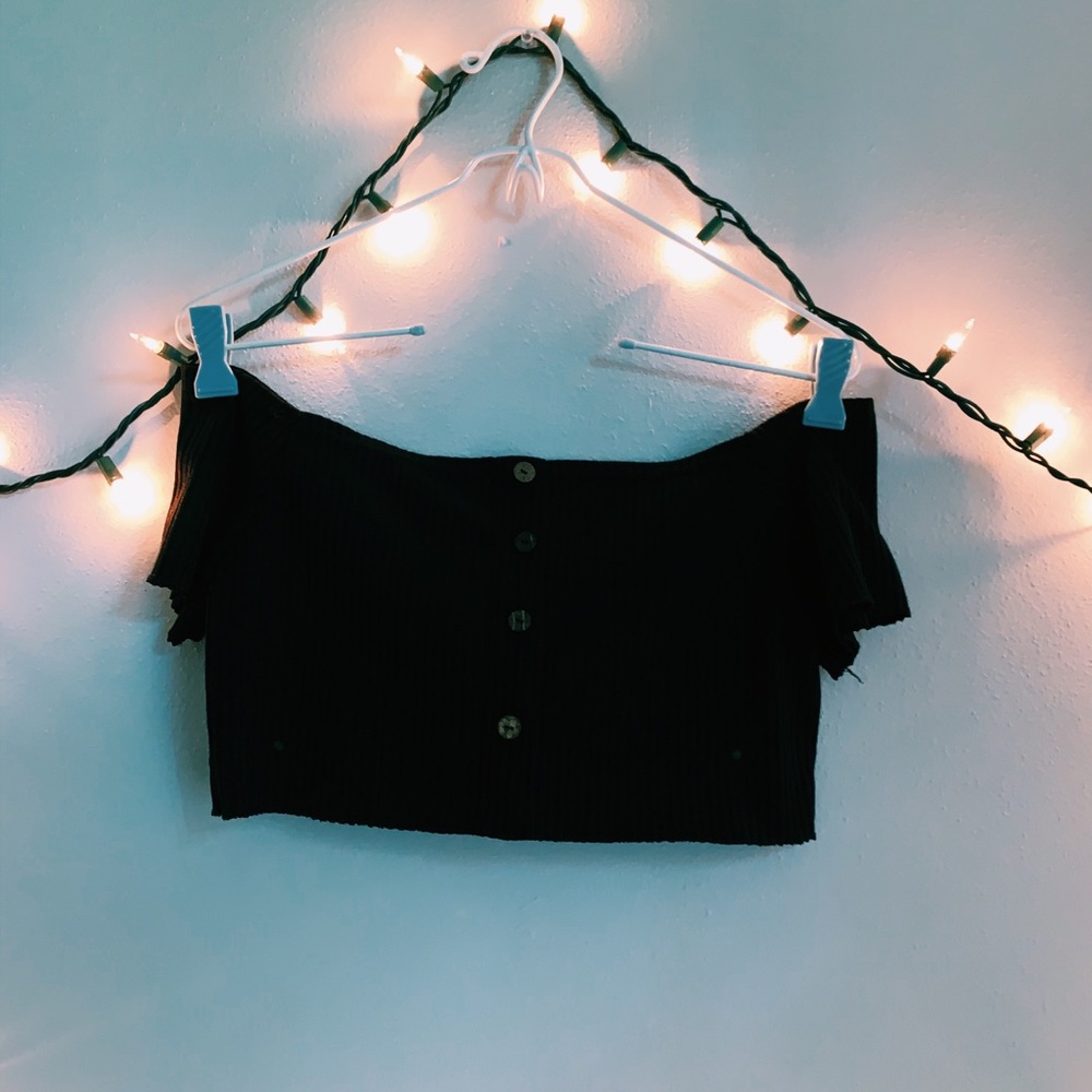 ☼ Off Shoulder Crop ☼ - Picture 5 of 5